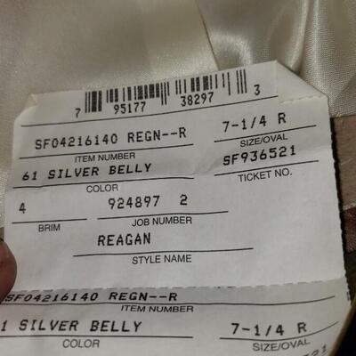 Stetson hat made for Ronald Reagan