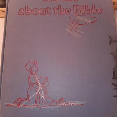 Tell Me about the Bible children's illustrated book '45 Mary Alice Jones VINTAGE