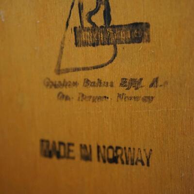 SCANDINAVIAN BAKUS, NORWAY  FOUR DOOR CABINET STAMP ON BACK