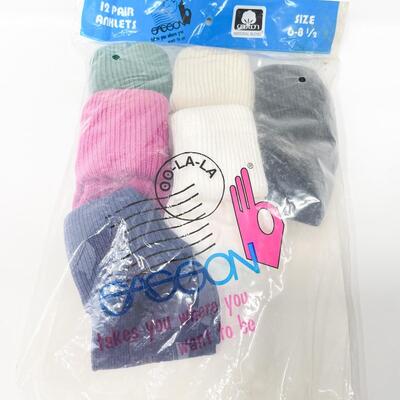 COLORFUL ANKLET SOCKS - SIZE 6-8.5