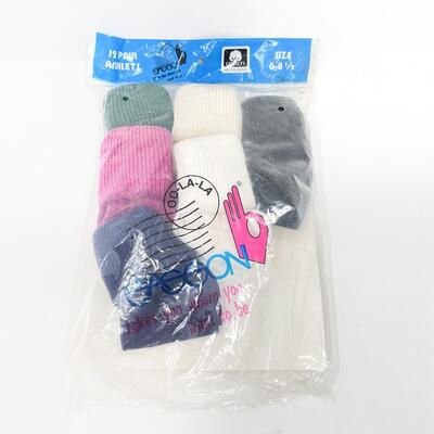 COLORFUL ANKLET SOCKS - SIZE 6-8.5