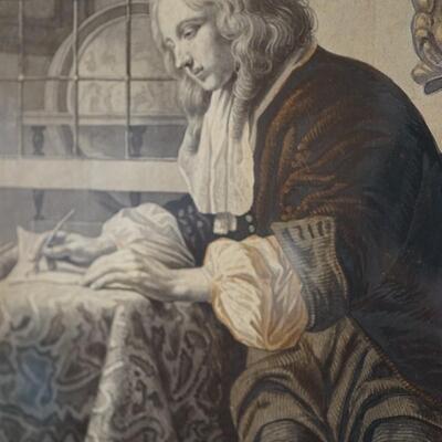 JAN STOLKER 1724-1785 DUTCH  MESSOTINT 
