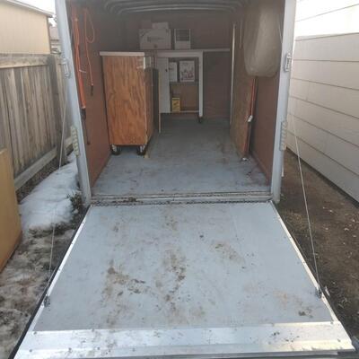 LOT 1  2013 WELLS CARGO TW121 ENCLOSED TRAILER