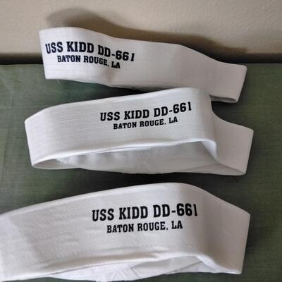 LOT 24 NEW ENLISTED WHITE NAVY SAILOR PANTS, CAPS & MORE