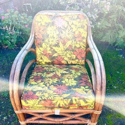 Lot 265 Bamboo 2 Strand Club Chair Seat Cushions