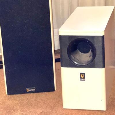 Lot 271 Unisound Floor Speakers & Sub Woofer