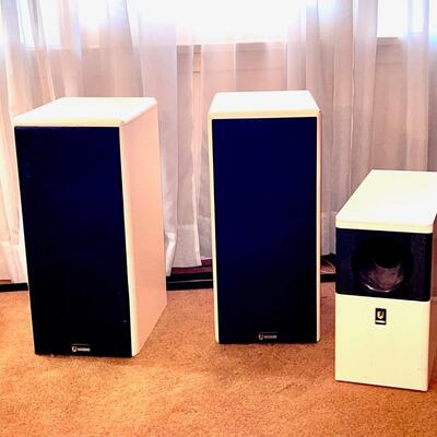 Lot 271 Unisound Floor Speakers & Sub Woofer