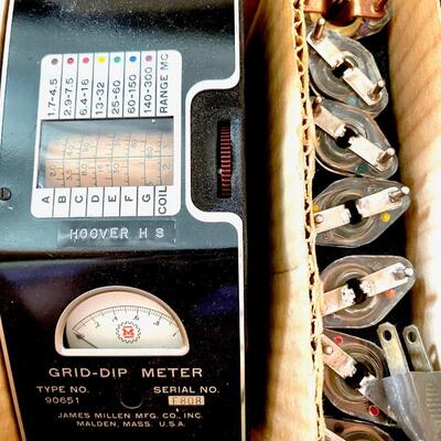 Lot 299 Grid-Dip Meter by James Miller Mfg Ham Radio Tester