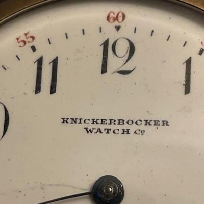 LOT 968  ANTIQUE KNICKERBOCKER WATCH COMPANY POCKET WATCH