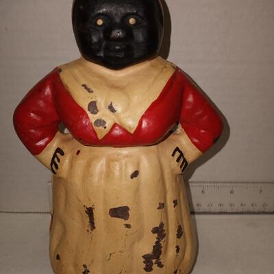 Hubley - Aunt Jemima - Cast Iron Bank. Authentic (NOT a reproduction). Approximately 5
