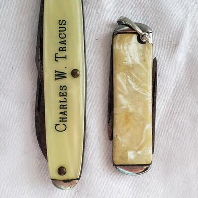2 vintage pocket knives