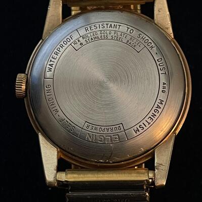 LOT 984. VINTAGE ELGIN 27 JEWEL WRIST WATCH