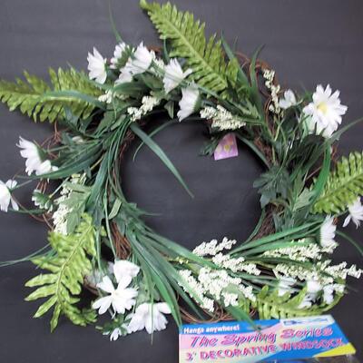 Spring Wreath and 3' Wind Sock