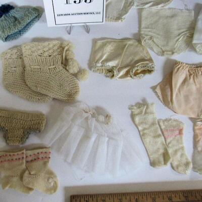 Larger Sized Vintage Doll Clothes Lot, Undies, Slip, Etc