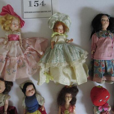 Lot of Vintage Small Dolls