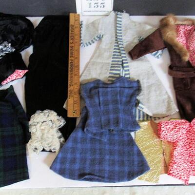 Lot of Doll Clothes For Large Sized Doll, Looks Home Made