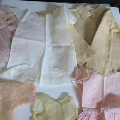 Lot of Large Sized Doll Clothes, Commercially Made and Hand Made Vintage
