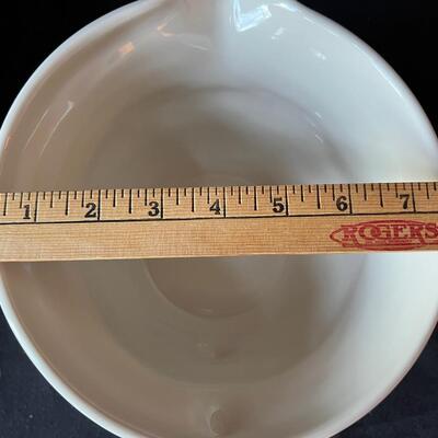 Large Longaberger Pottery Batter Bowl in original box