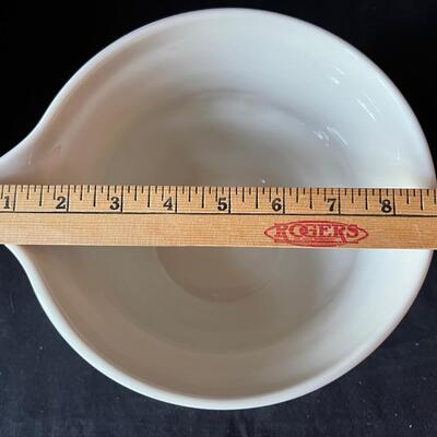Large Longaberger Pottery Batter Bowl in original box