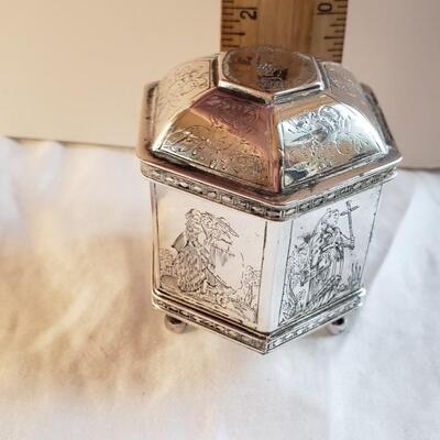 Small silver plated box Metropolitan Museum of Art
