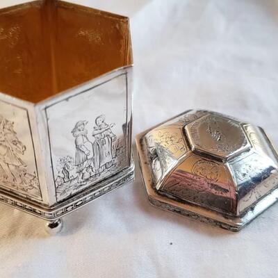 Small silver plated box Metropolitan Museum of Art