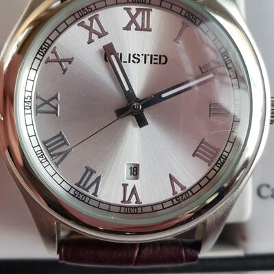 Kenneth Cole unlisted calendar mens watch in box