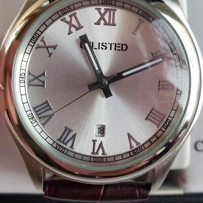 Kenneth Cole unlisted calendar mens watch in box