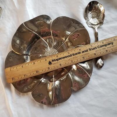 International Silver Company poppy plate and Spoon