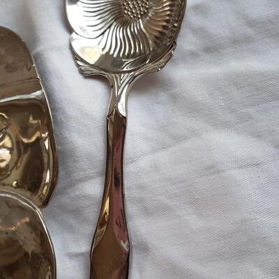 International Silver Company poppy plate and Spoon