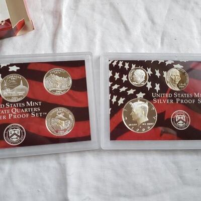 2006 silver proof coin set