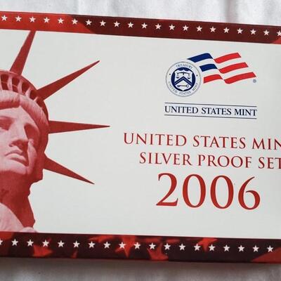 2006 silver proof coin set