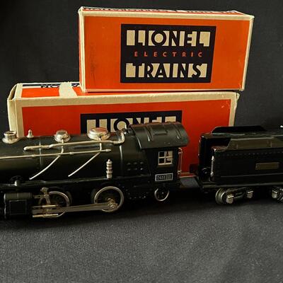 Pre War Lionel 261E & 262T Locomotive, Tender O Gauge Original Boxes!