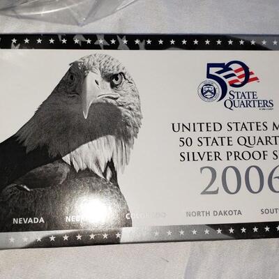 2006 silver proof state quarters