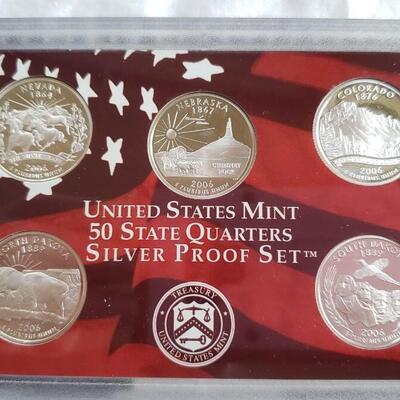 2006 silver proof state quarters
