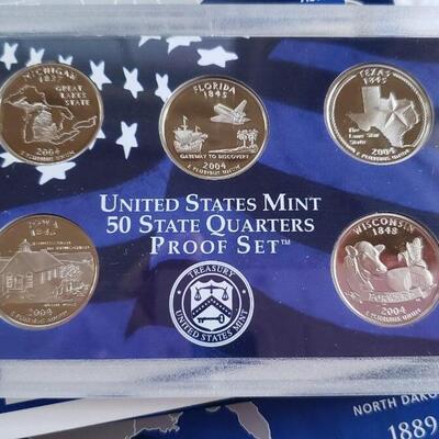 2004 2005 2006 state quarter mint sets