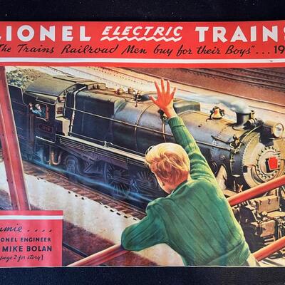 Lot of 5 Antique / Vintage 1930s Train Catalogs