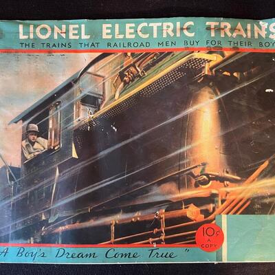 Lot of 5 Antique / Vintage 1930s Train Catalogs
