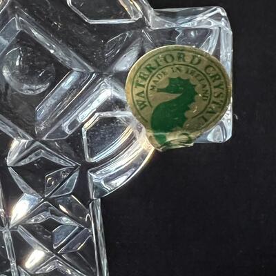 Waterford Crystal Cross Holy Water Font. Sticker intact