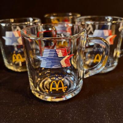1984 Summer Olympics Los Angeles McDonald's Glass Mugs