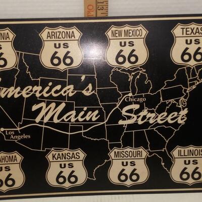 America's Main Street Metal Sign