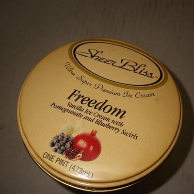 Sheer Bliss canada ice cream tin