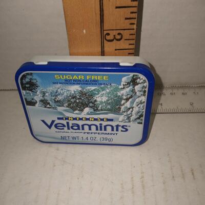 Vintage VELAMINTS Chocolate MINTS Candy Tin Box Container