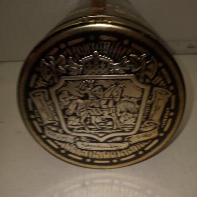 Chivas Regal Round Tin - Aged 12 Years - 9 1/4â€ Tall - 4â€ Opening - Scotland