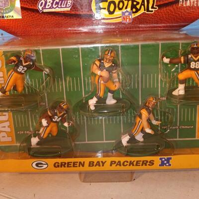 1997 GREEN BAY PACKERS MVP ALL STAR POSEABLE FIGURES by GALOOB ~ NEW -- upld 1/30