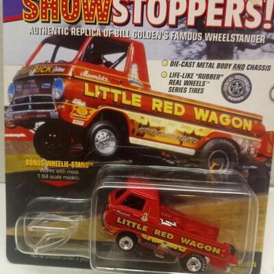 Johnny Lightning Show Stoppers Bill Maverick Golden's 1988 Little Red Wagon