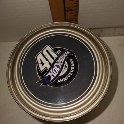 HOT WHEELS PAINT CAN (T SHIRT ) AND CAR 40th ANNIVERSARY