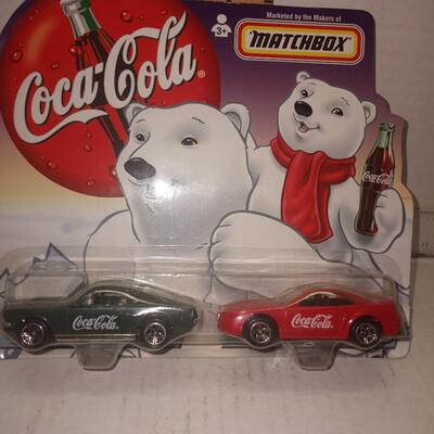 1999 Matchbox Coca-Cola Dads 1968 Ford Mustang & Sons 1999 Mustang Hardtop Rough