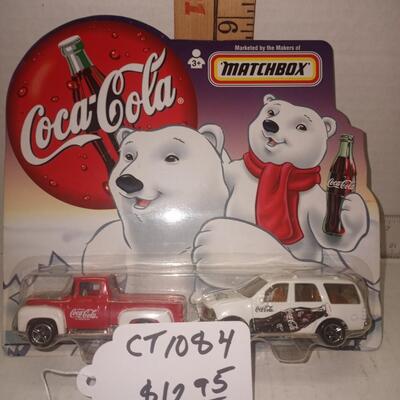 Matchbox Coca Cola Dad's 1956 Ford Pickup And Sonâ€™s 1998 Ford Expedition