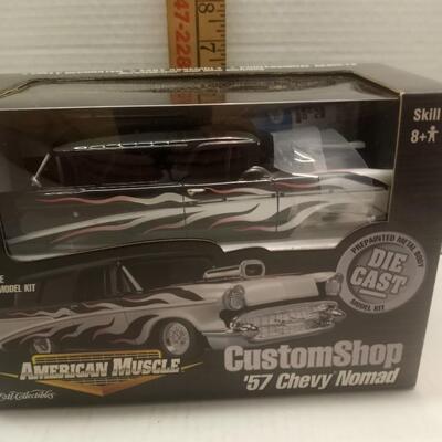 AMERICAN MUSCLE CUSTOM SHOP 1957 CHEVY NOMAD WAGON PRE PAINTED