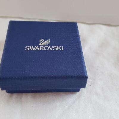 Swarovski snowflake pendant with sterling chain